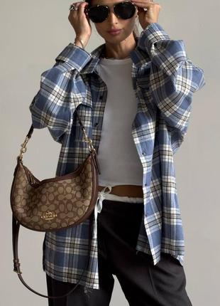 Фланелева сорочка у клітинку