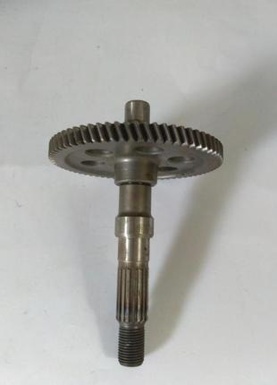 Ведущий вал редуктора с шестерней (первичный) для китайских скутеров 4t gy6-50/60/80 (komatcu)