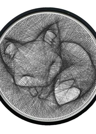 Картина нитками artlover лис с рамкой string art 50 см