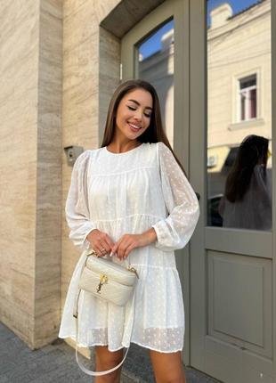 Изысканное воздушное шифоновое платье