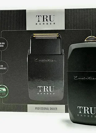 Електробритва із сіткою tru barber бритва із золотою титановою фольгою 9000 об/хв