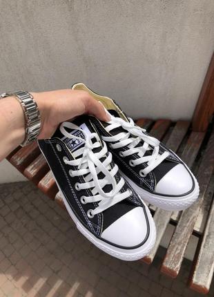 Кеди converse low black конверс