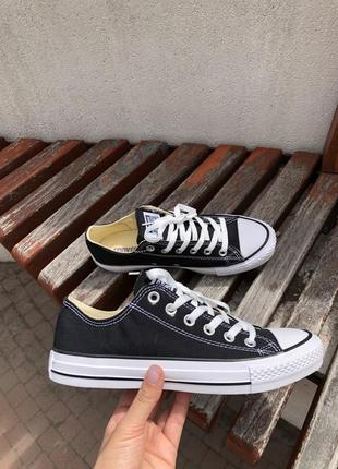 Кеди converse low black конверс