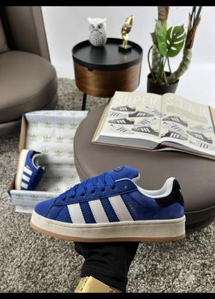 Женские кроссовки adidas originals campus 00s new navy white