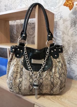 Сумка вінтаж по типу guess