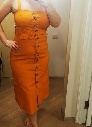 Сарафан из льна forever 21