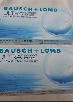 Контактні лінзи ultra bausch+lomb -7.00
