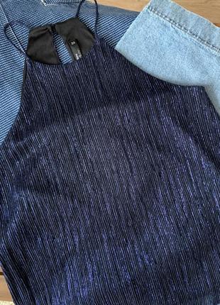 Блискучий топ miss selfridge