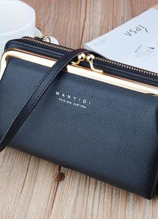 Женская сумочка клатч на плечо, мини сумка кошелек для телефона яркая r_549