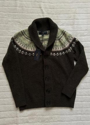 Винтажная кофта на пуговицах бренда paul costelloe