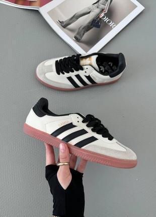 Кросівки кроссовки adidas cg4062 black sneakers shoes white black brown2 фото