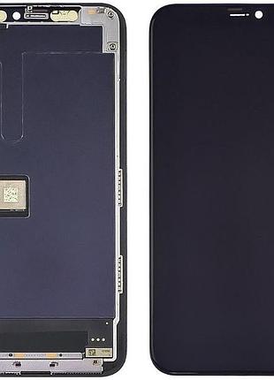 Дисплей + сенсор для apple iphone 11 pro black gx-incell