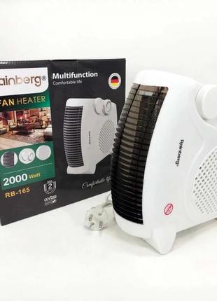 Тепловентилятор rainberg rb-165 /обогреватель/ дуйчик/ 2000w
