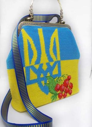 Сумочка із бісеру, українська сумка 2