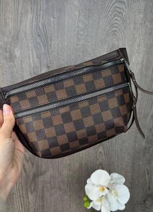 Женская сумочка бананка на грудь стиль луи витон, сумка кросс-боди слинг r_619