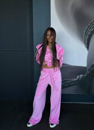 Костюм велюровий