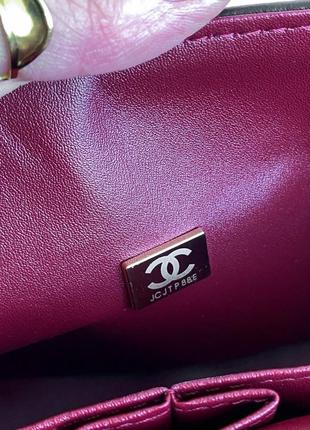 Жіноча сумка гладка шкіра в стилі  BAG chanel гладка шкіра чорна3 фото