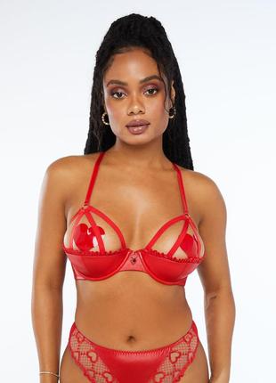 Красный бюстгальтер savage x fenty р.32/70с /75в/