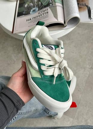 Кеди vans knu skool green