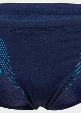 Плавки-сліпи для хлопців arena swim briefs graphic темно-синій діт 140см