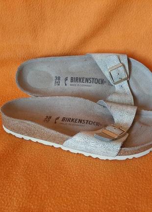 Birkenstock madrid washed metallic gold р.38 устілка 24,5см
