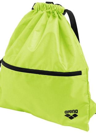 Рюкзак arena ripstop rucksack 15l чорний, салатовий уні 46x34 см