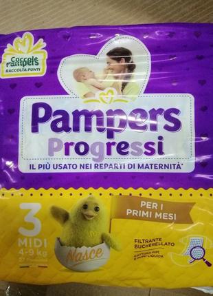 Памперсы подгузники подгузники pampers progressi