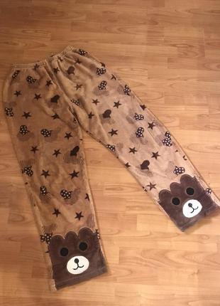 Флисовые пижамные штаны