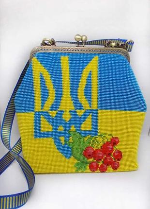 Сумочка із бісеру, українська сумка 3