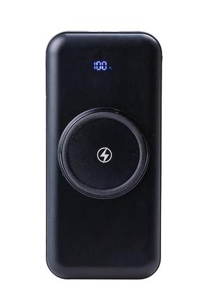 Power bank з бездротовою зарядкою 20000 magsafe повербанк магнітний