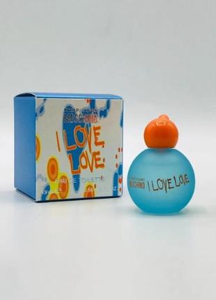 Moschino i love love туалетна вода (міні)