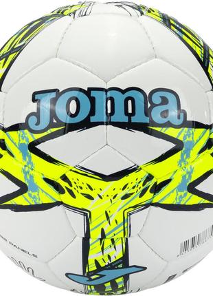 М'яч футбольний joma dali iii білий, салатовий уні 5