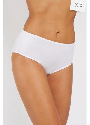 Труси-сліпи kappa slip midi 3p білий жін s