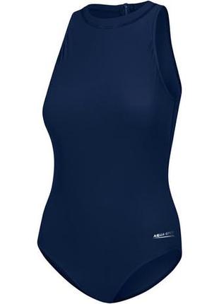 Купальник закритий для жінок aqua speed blanka 6450 темно-синій жін 44