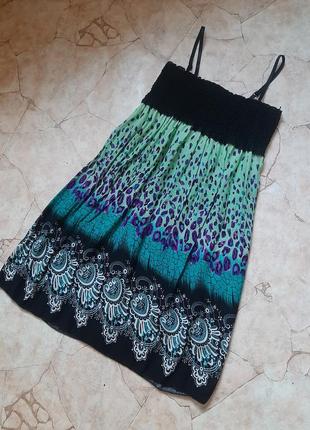 Яркое платье  cotton