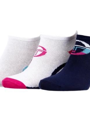 Шкарпетки sergio tacchini 3-pack білий, синій діт 27-30