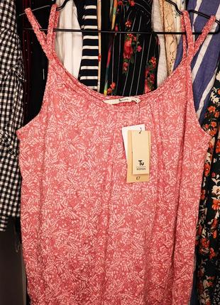 Нова блуза-майка, бавовна, розмір 48