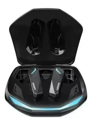 Навушники бездротові lenovo gm2 pro tws wireless black