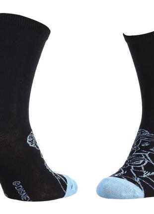 Шкарпетки princess cendrillon чорний, блакитний діт 36-41