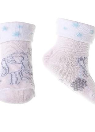 Шкарпетки naissance pan pan білий, сірий діт 6 -12 арт 43891664-4