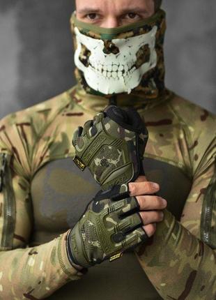 Перчатки тактические mechanix m-pact® fingerless oliva gloves  вт10231 фото