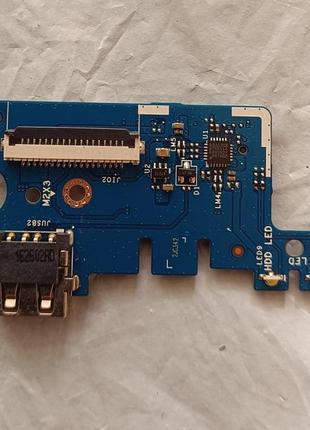 Плата c кардридером, usb 2.0, led (ls-d702p) ноутбука hp 250 g5, 255 g5, hp 15