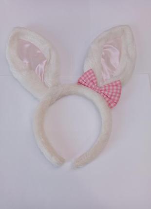 Ушки зайца на обруче