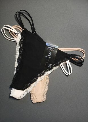 Новый набор трусики-стринги, уценка