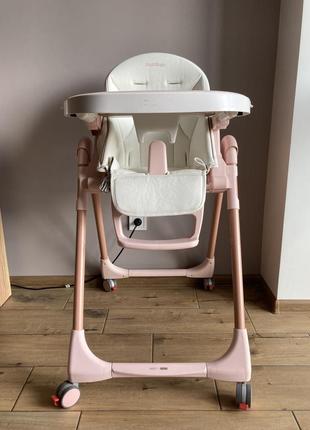 Стульчик для годування peg perego prima pappa follow me колір mon amour