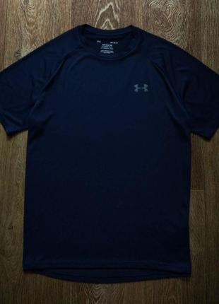 Синя чоловіча спортивна футболка світшот худі under armour розмір m