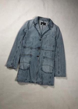 Женский джинсовый тренчarmani jeans