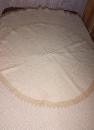 Скатертина, серветка кругла льон 🤩🤩🤩