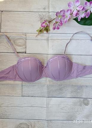 Гладкий бюстгальтер балконет на кісточках без пуш-ап