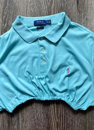 Кроп топ поло от polo ralph lauren